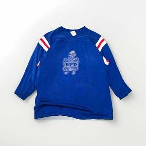 Vintage 60s Empire Football Athletic 3/4 Sleeve Crew Tee RFD Logo L